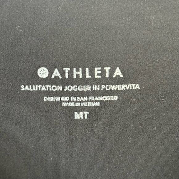 Athleta Salutation High Rise Jogger in Powervita - Black - Women's Medium Tall - Picture 11 of 13